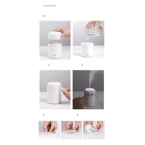 Portable Air Humidifier & Aroma Diffuser