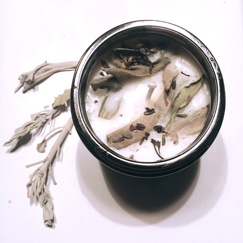Lavender + White Sage Candle