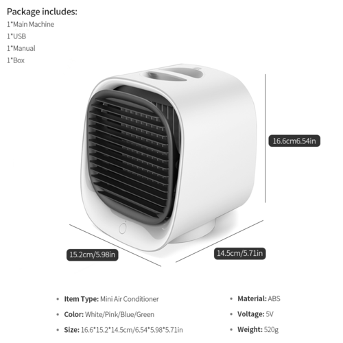 Portable USB Air Cooler Fan